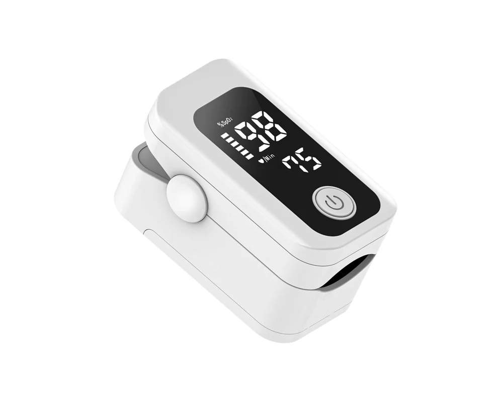 Fingertip Pulse Oximeter with Case & Lanyard
