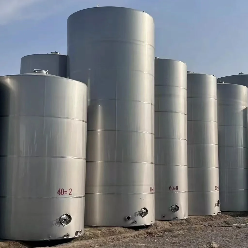 Selling Second-hand 20 Cubic Stainless Steel Storage Tanks And Storage ...