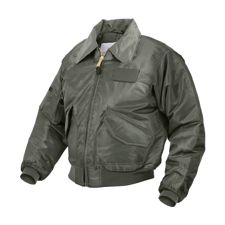 Men Sage green CWU-45P Custom Nomex 3a fire-retardant tactical combat flight jacket uniform mens_voghion.com