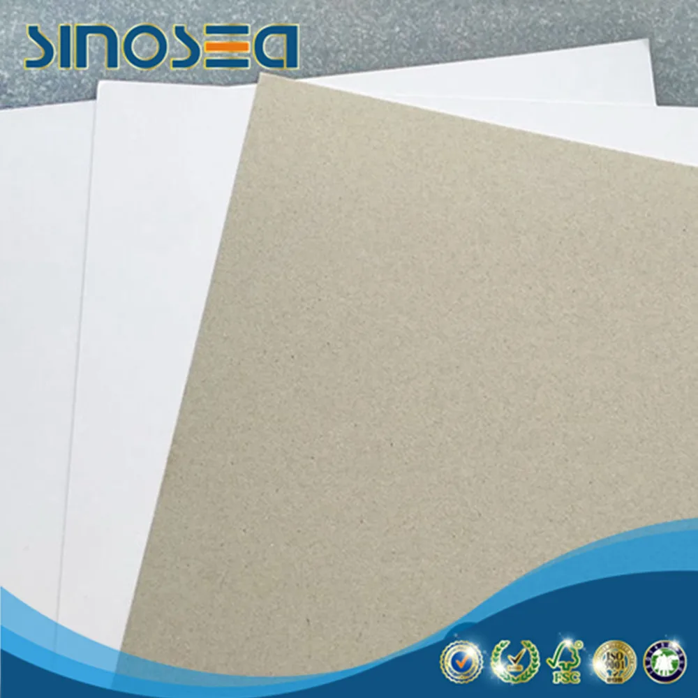 200 230 250 300 350 Gsm GD2 GD3 One Side Greyback Cardboard