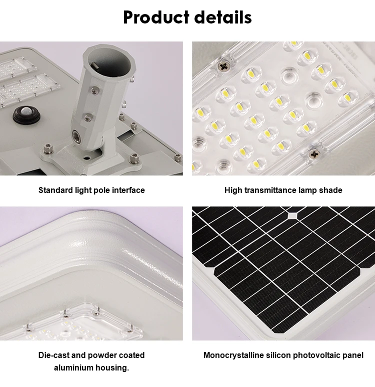 Gisun Epr Luminarias Outdoor All In One Smd3030 Solar Road Lamp 100 150