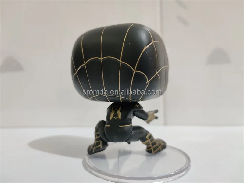 Figurine Pop Spider-Man: No Way Home #911 pas cher : Spider-Man costume noir  et or