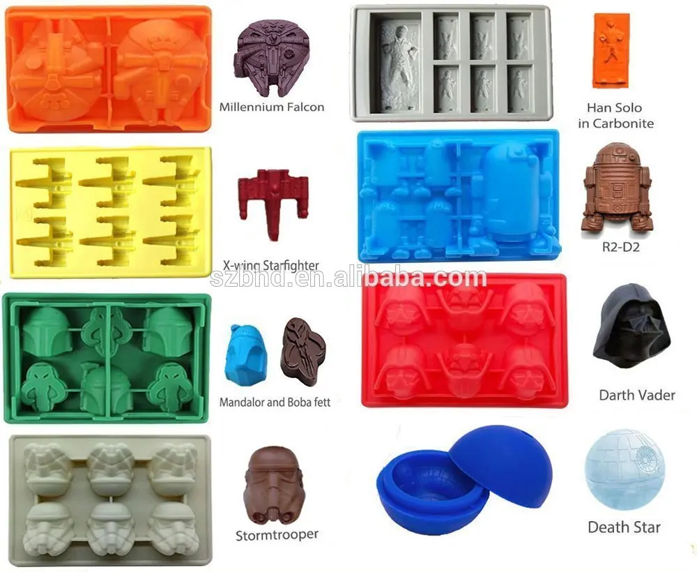 Star Wars Boba Fett Silicone Ice Tray