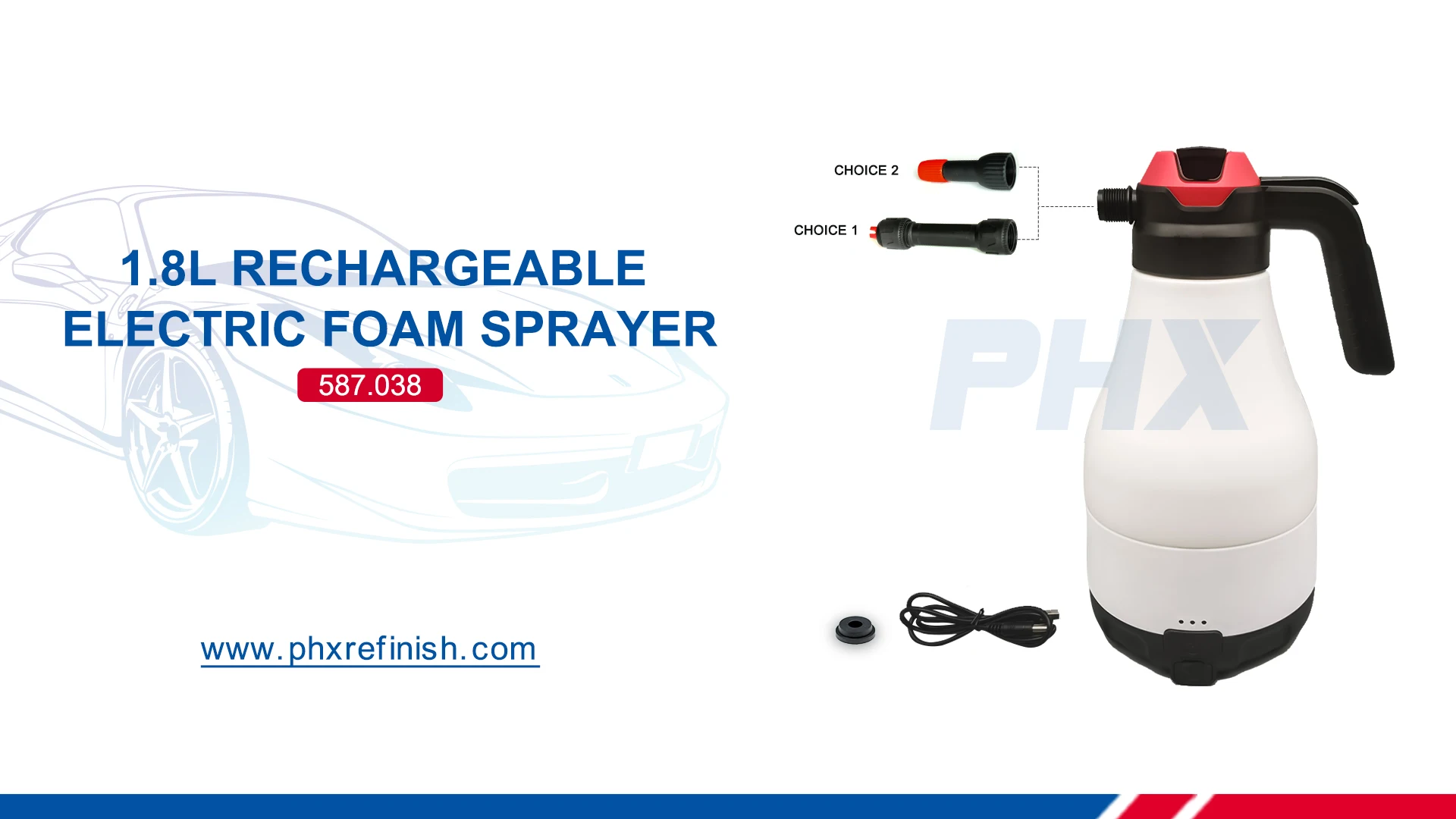 1.8L rechargeable battery foam sprayer - Manufacturer