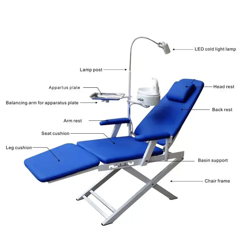 Medical Cheap Medical Dental Clinic Dental Chair With Air Compressor ...