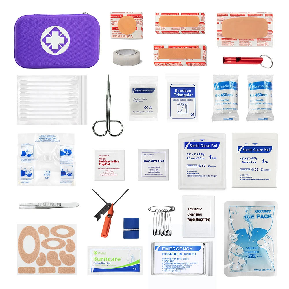 104piece Complete Hotel Made In China Emergency Kit First Aid Set Kit