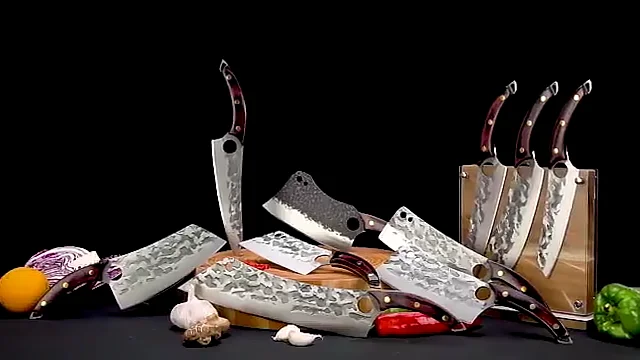 heavy large chopping knife 7 inch meat cleavers vegetable