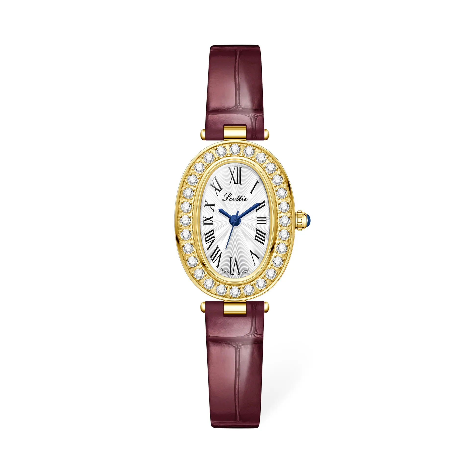 Oval Diamond Quartz Women's Watch OM-261095