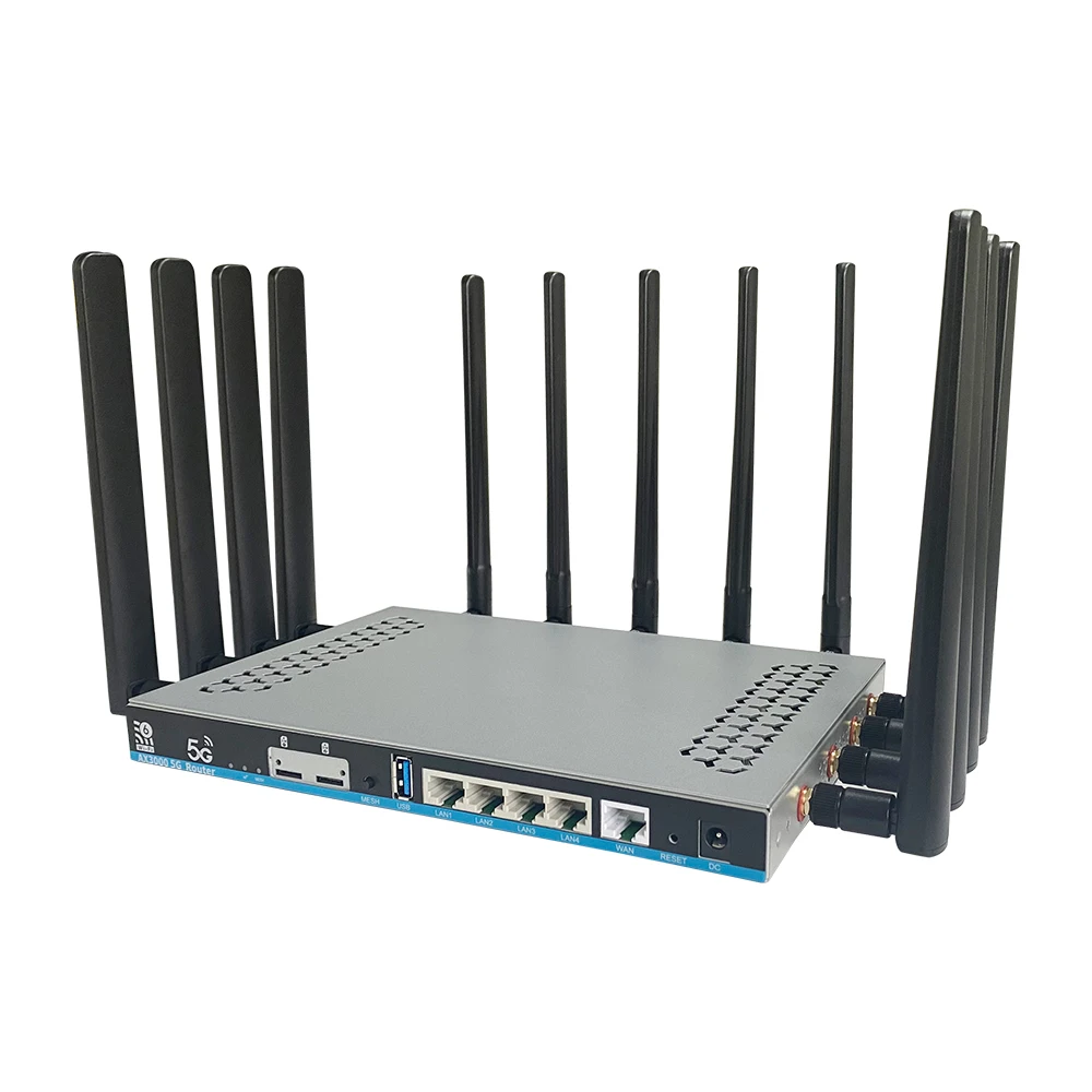 China ZBT Z2105AX-T Dual SIM 5G Wifi6 3000Mbps Gigabit Ports Dual Bands  Router with IPQ5018 Chipse factory and suppliers