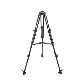 E-IMAGE EK630 Professional 66-Inch 75mm 170cm Bowl Size Camera Video Fluid Head LED Ring Light Tripod detail image
