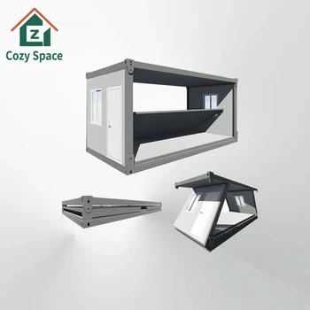 Container Prefab House Modern Foldable Expandable Rebuildable Foldable Flat Pack 20ft Modular Container House