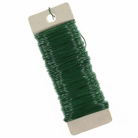 Floral Wire Green Paddle Wire 26 Gauge, 4 oz
