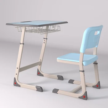 Durable school desk and chair with 3 years warranty for student use