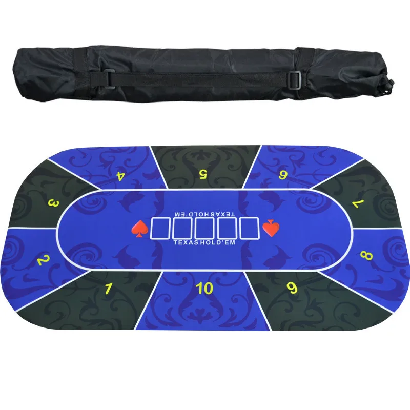 
Аксессуары для покера настольный стол для настольных игр цифровая печать замшевый дизайн казино 120*60 см Техасская холдем скатерть резиновый коврик 