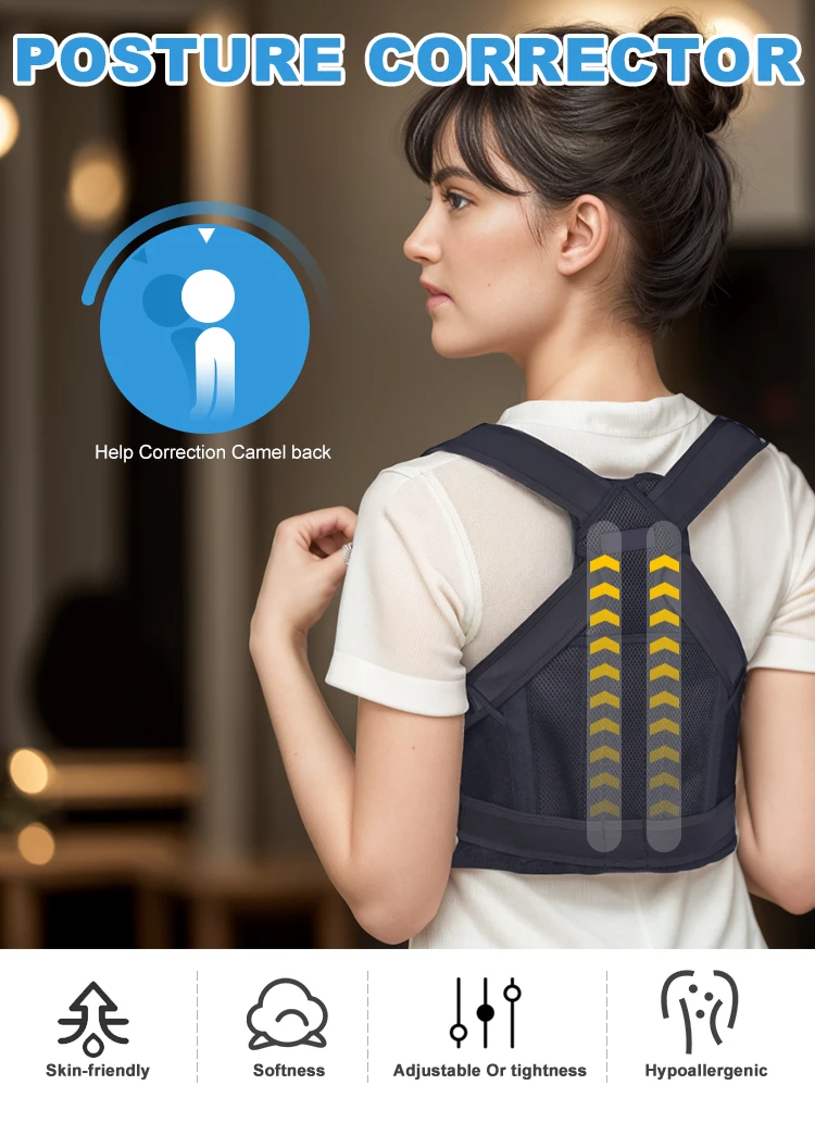 Neoprene Custom Adjustable Scoliosis Back Support Brace Posture ...