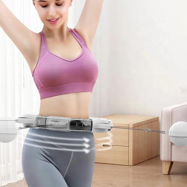 Низкая цена оптовая продажа кольцо хула умный 24 съемные упражнения Смарт хула рейфен обручи с потерей веса