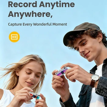 Portable Retro Mini Camera 1080P Night Vision Pocket-Sized Thumb Digital Pendant Keychain Type-C Interface 90 Wide-Angle Lens product image
