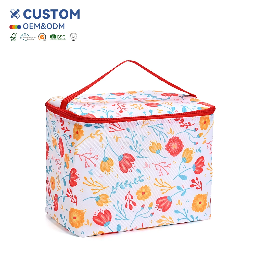 OEM/ODM Custom Large Capacity Zipper Non-Woven Polyester Bag Durable Luxury Insulation for Camping with Free Logo Sample