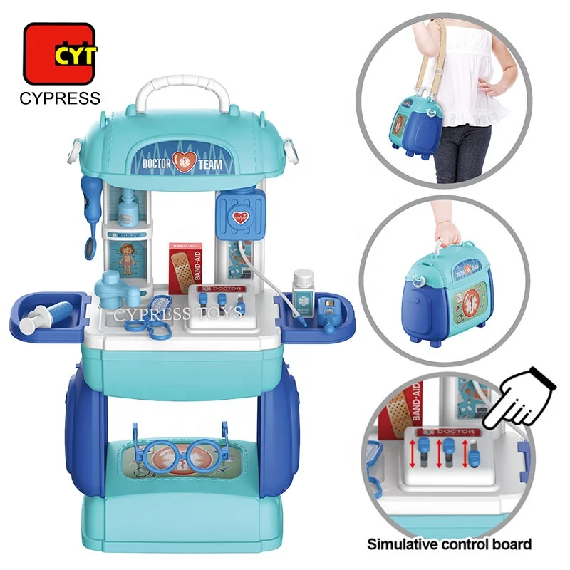 Operating Table Pretend Doctor Play Set Toy Medical Kits Kitchen Toys Doctor Toys for Kids