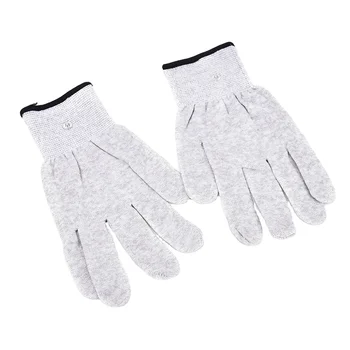 Conductive Silver Fiber TENS/EMS Electrode Therapy Gloves+Socks+Wrist Pads Electrotherapy Unit For Phycical Therapy