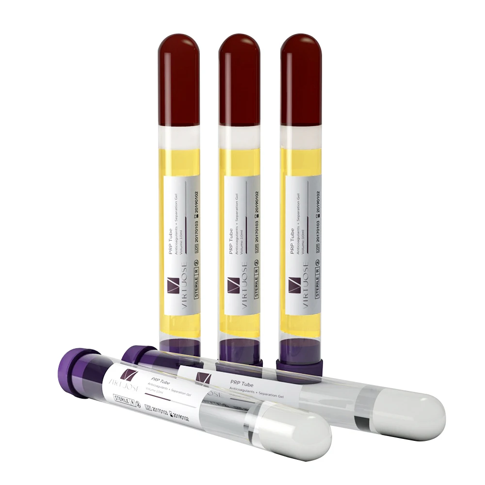 
Плазменная PRP трубка для богатых тромбоцитов с гелем ACD для лечения выпадения волос 