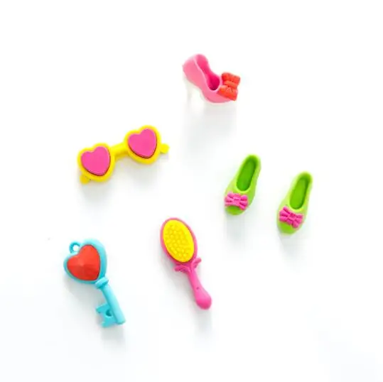 Милый креативный Набор для моделирования из мультфильма, пластиковая коробка, набор для стирания, канцелярские принадлежности для студентов, оптовая продажа