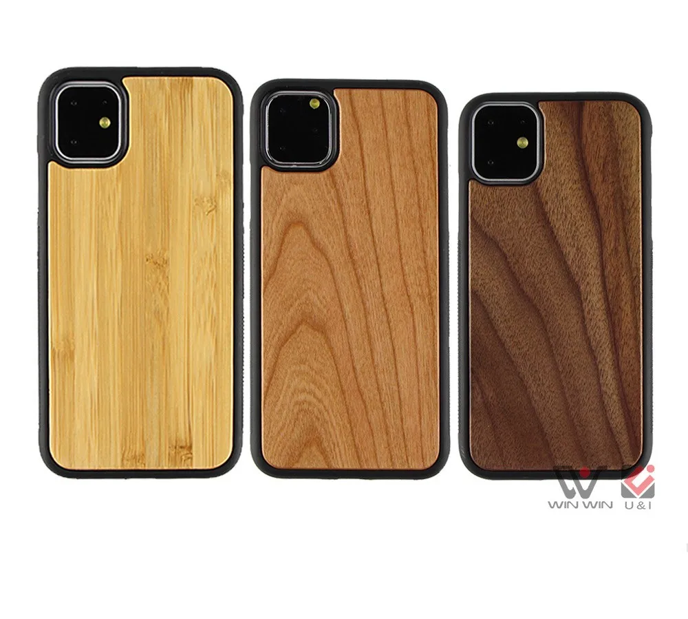 Customizable High Quality Wooden Bamboo Phone Case Walnut Phone Case