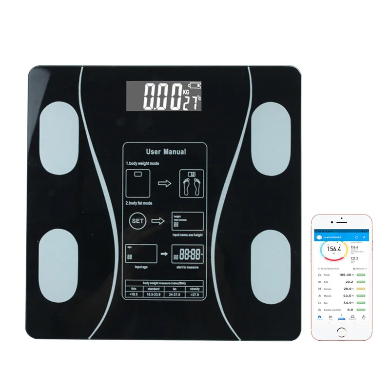 Digital Body Weight Scale with Bluetooth & App Connectivity