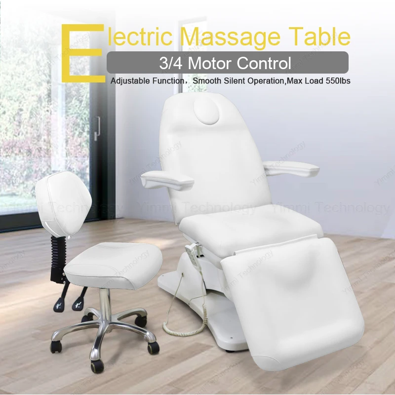 Aesthetics Table Chair Ergonomic Design Electric Beauty Bed Height ...