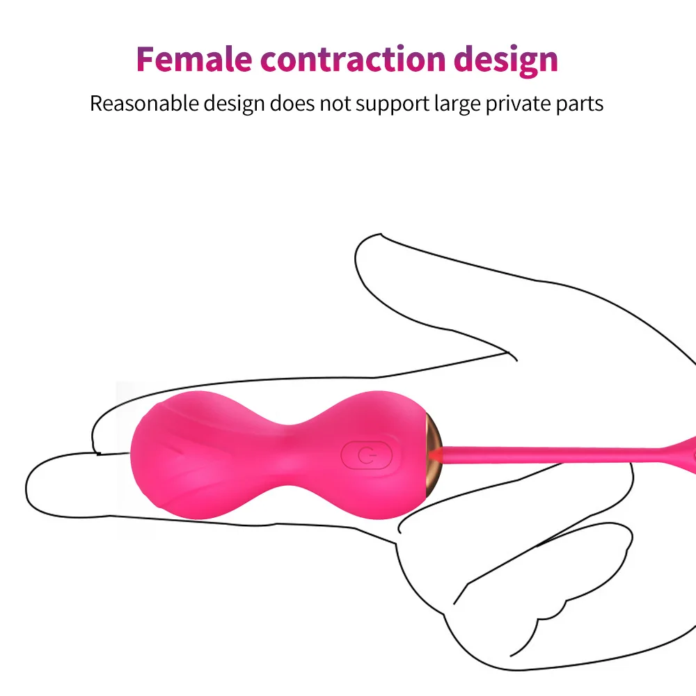 Rechargeable remote control jumping balls erotic supplies female masturbators