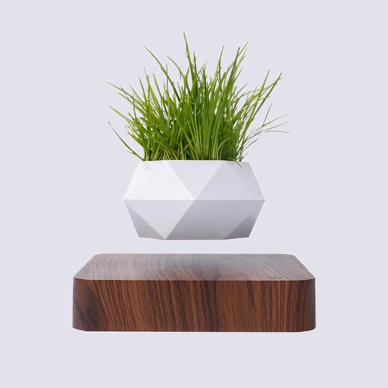 HCNT  New Design Magnetic Floating Levitating Flower Pot Plant Pot Bonsai