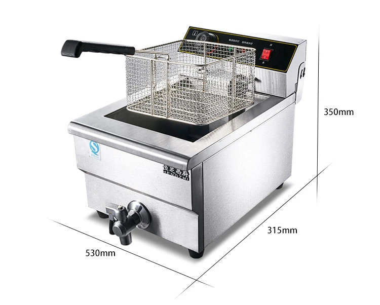 Automatic Vertical Gas Furnace Commercial Digital Frying Machine