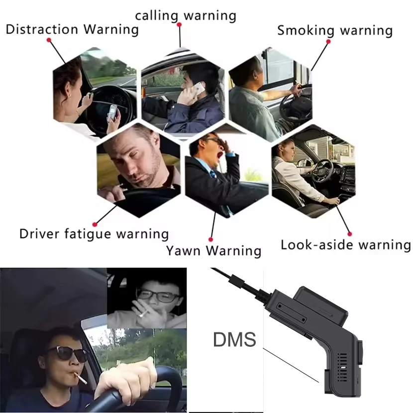4G HD Algorithm GPS Tracker Dash Cam for Cars & Trucks Video GPS Tracker Camera Supports Glonass Beidou Lbs Positioning Modes