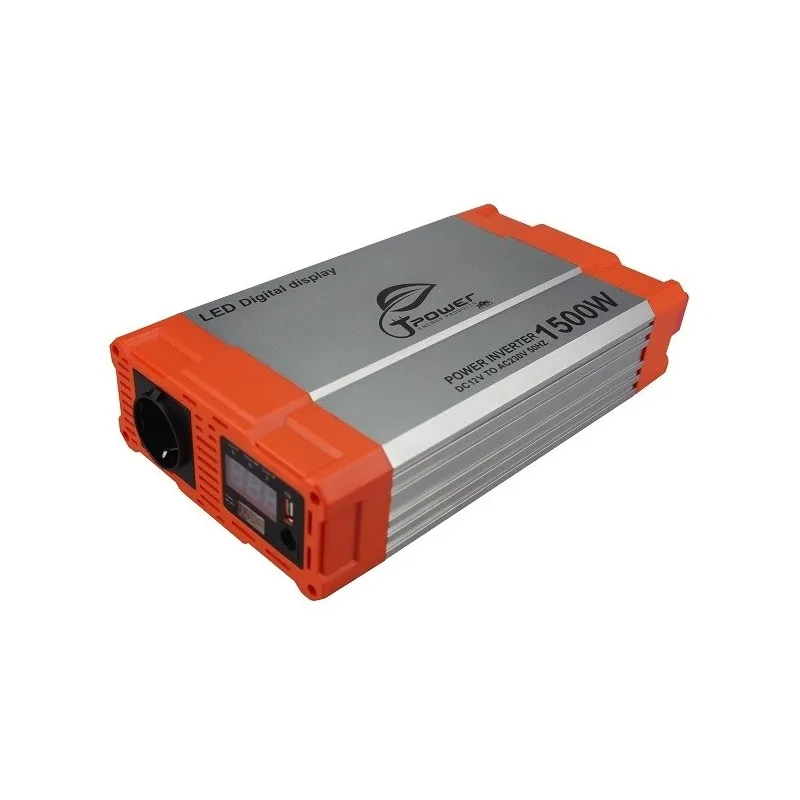 Led Invertor Box 1500W Inverter with 24V DC LED Display Modified Sine Wave Output for ...