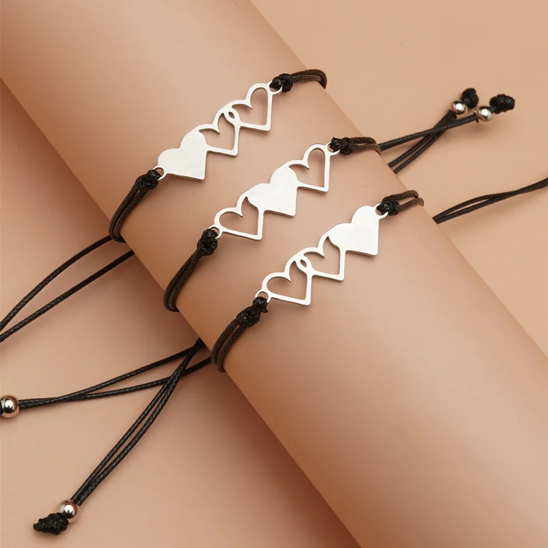 Braccialetto anniversario per coppie - Simbolo infinito regalo personalizzato - Braccialetti in pelle regalo per il terzo anniversario fidanzato fidanzata - Italia
