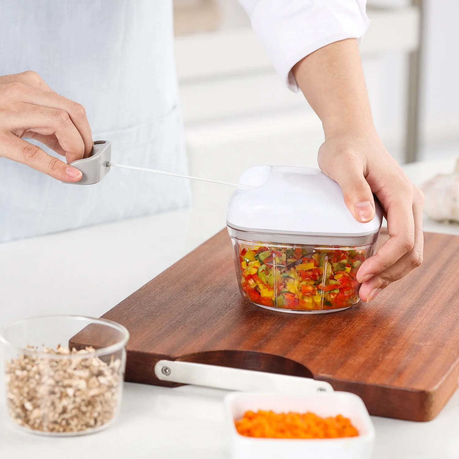 Manual Premium Vegetable Push Chopper Home Use Manual Chopper Slicer