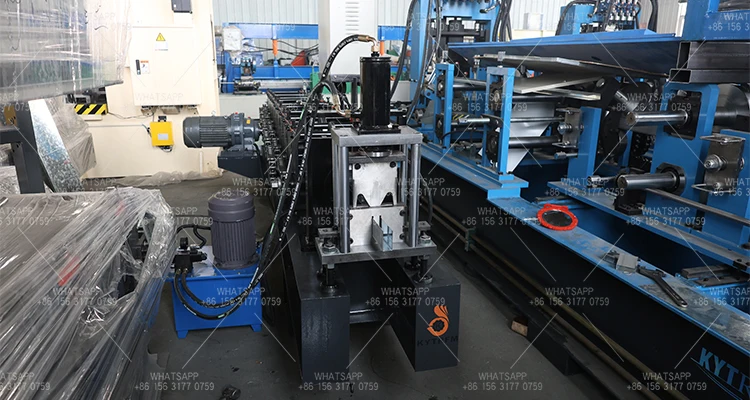 Sliding Guide Rail Shutter Door Roll Forming Machine Automatic ...