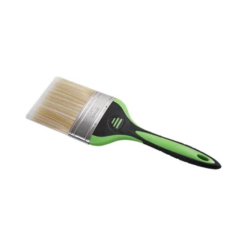 Colorcraft Synthetic Filament Plastic Handle Paint Brush Green Black TPR