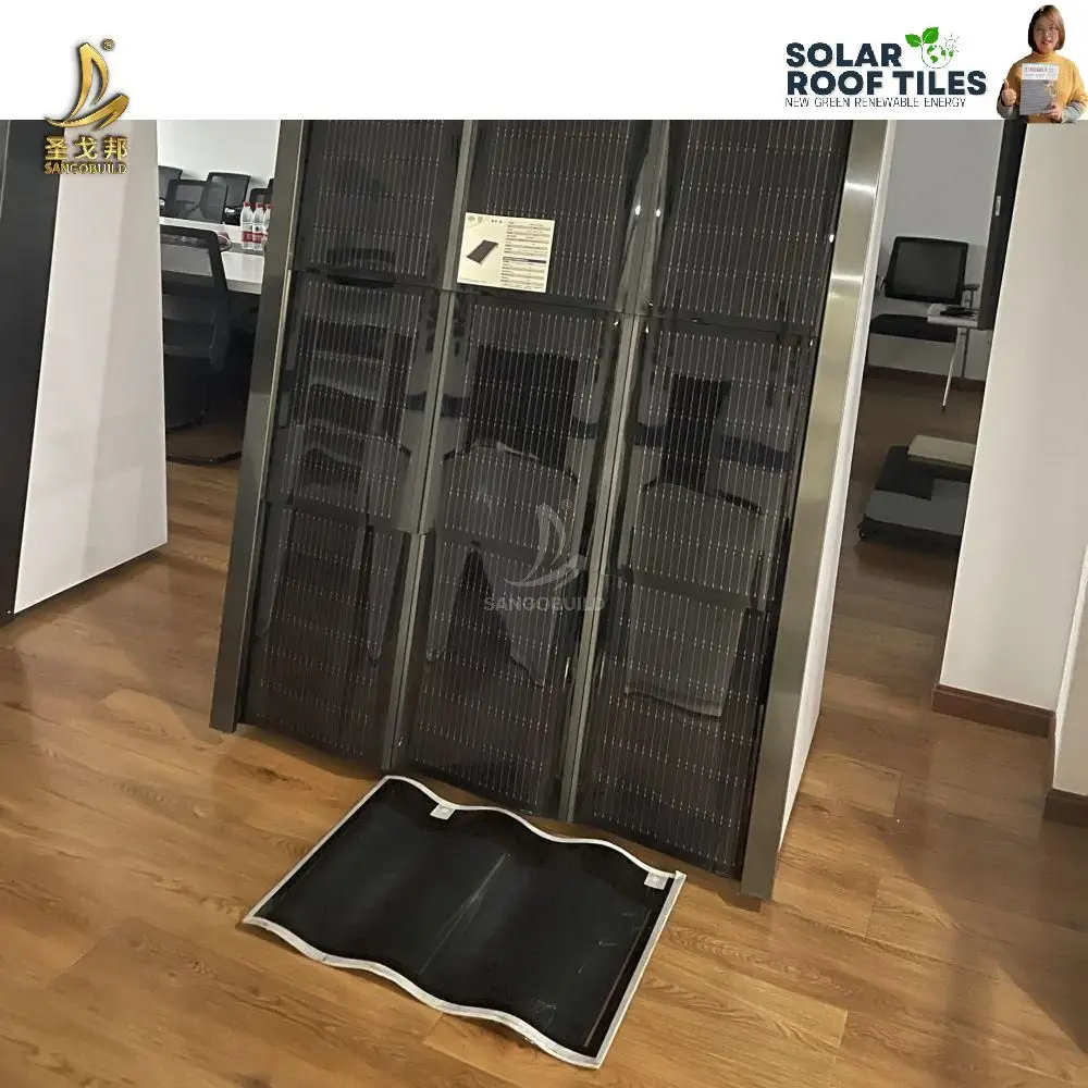 Bipv Solar Roof Panel Tile High Efficiency Factory Direct Price Photovoltaic House