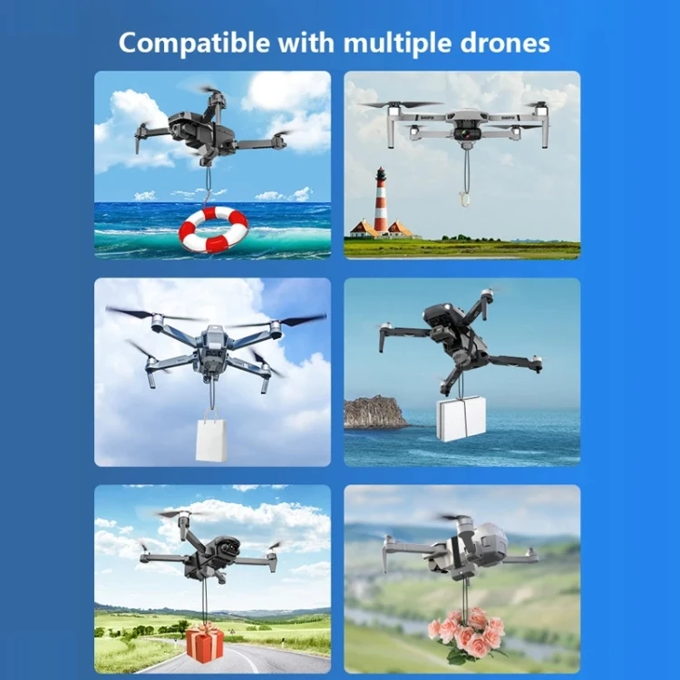 Drone Universal Transport Thrower Drop Device With Remote Control Fishing Drone air Dropper With Controller