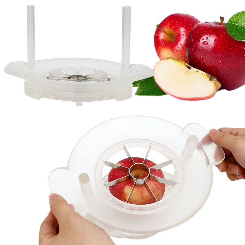 Кухонные аксессуары портативная овощерезка Овощечистка резка яблок из нержавеющей стали с основанием