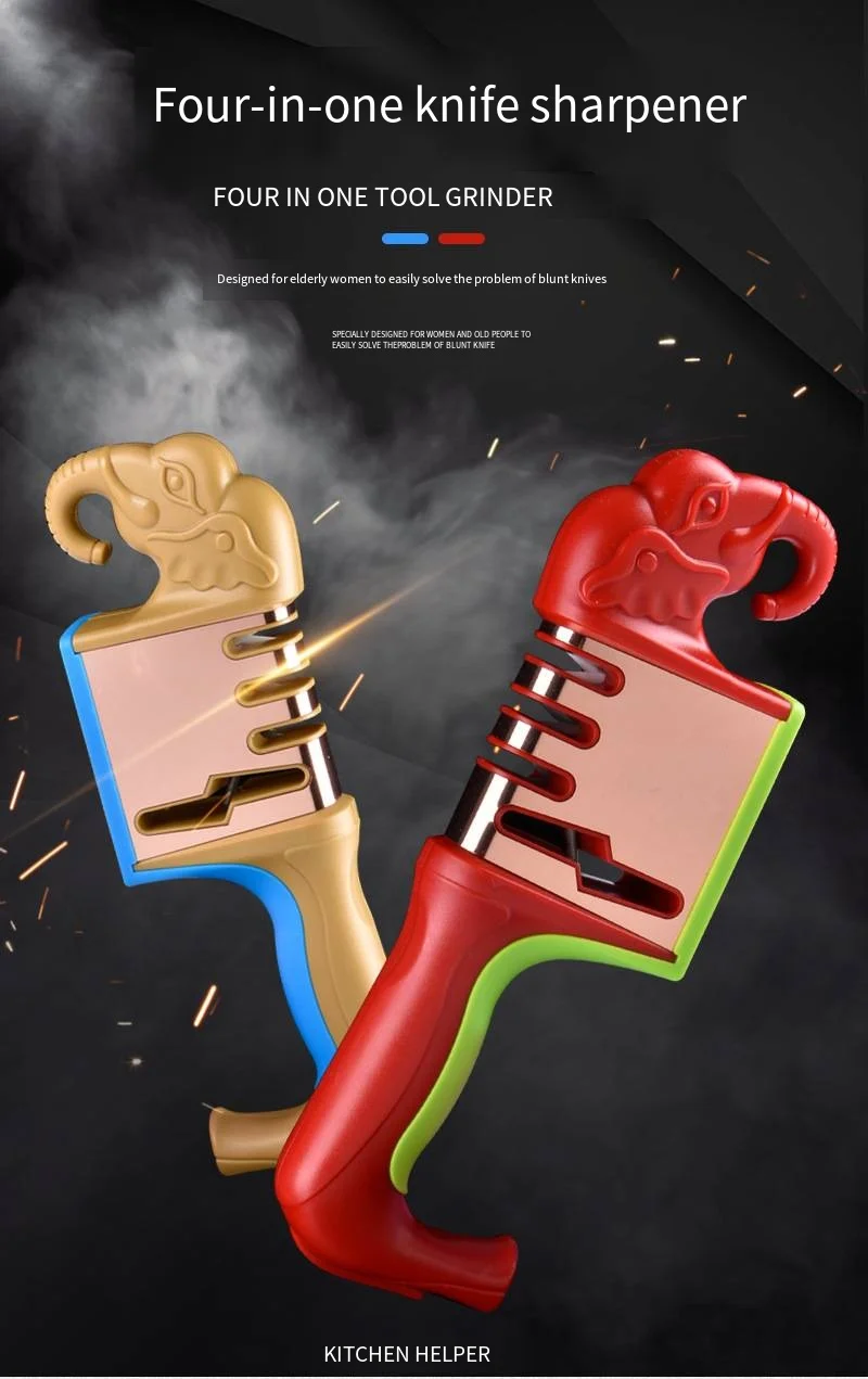 Elephant Multi-Functional Sharpener - Kitchen Knife  Scissors Sharpener Stone