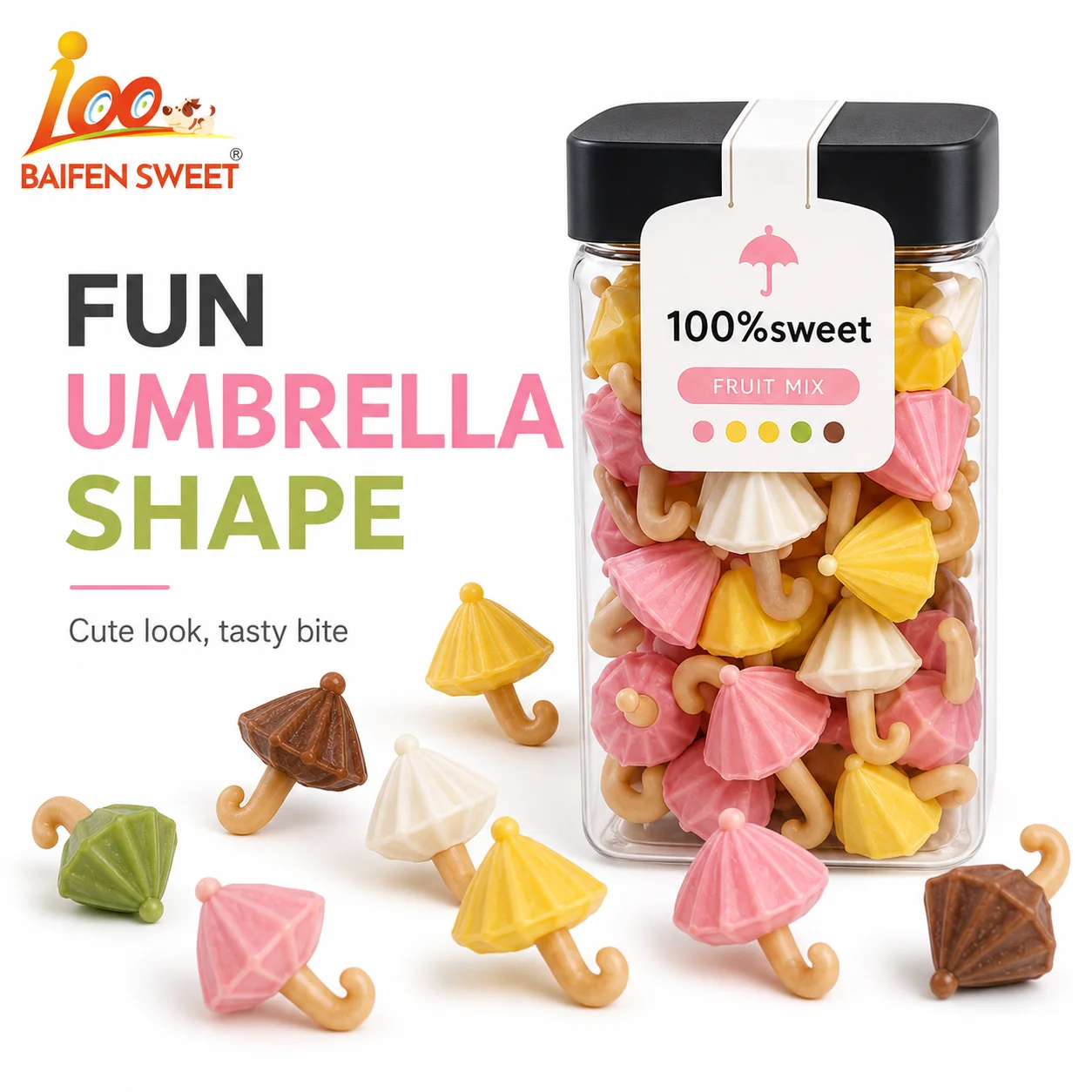 Factory Hot Selling Umbrella-shaped Sweet Cookie Children's Biscuit Exotic Snacks Chocolate Biscuits
