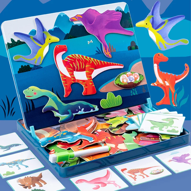 Diy Early Educational Toys Jigsaw Puzzle Box Wooden