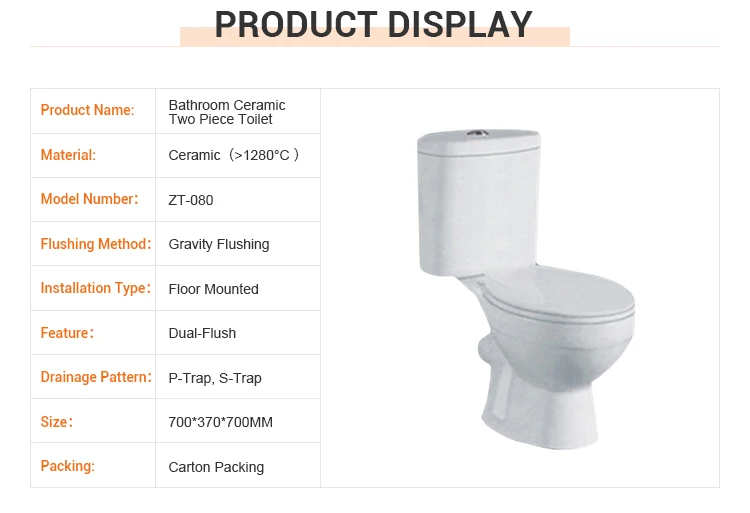 Cheap Bathroom Set Two Piece Water Closet Complete Ceramic Sanitary