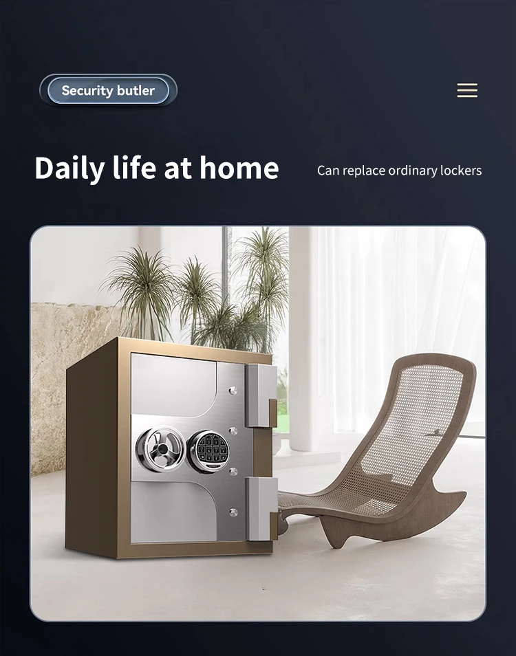 CEQSAFE Heavy Duty Custom Electronic Home Security Fireproof Safe Digital Biometric Fingerprint Metal Fire Proof Safe Box details