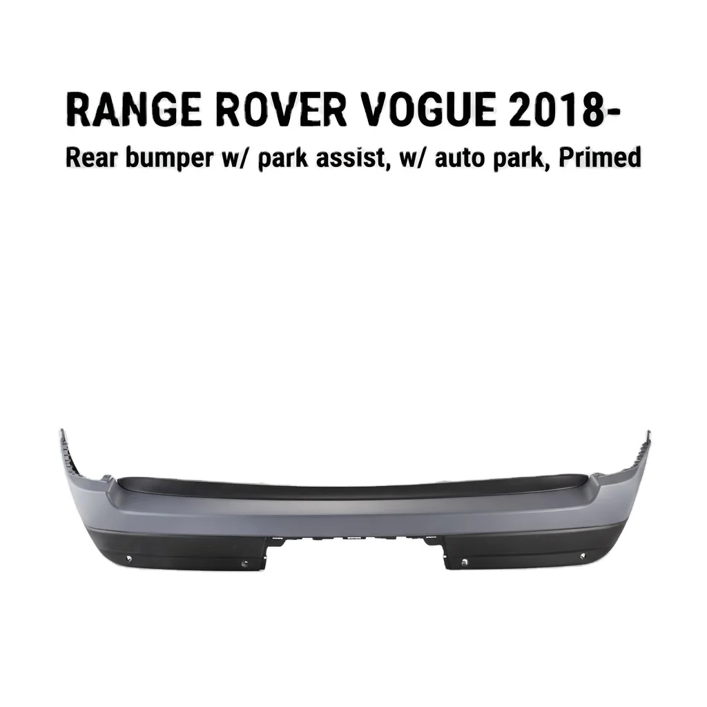 LR105876-B Wholesale Auto Parts Accessories Rear Bumper W/ Park Assist, W/ Auto Park for RANGE ROVER VOGUE 2018-