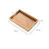 Bamboo plate 38-25-4cm