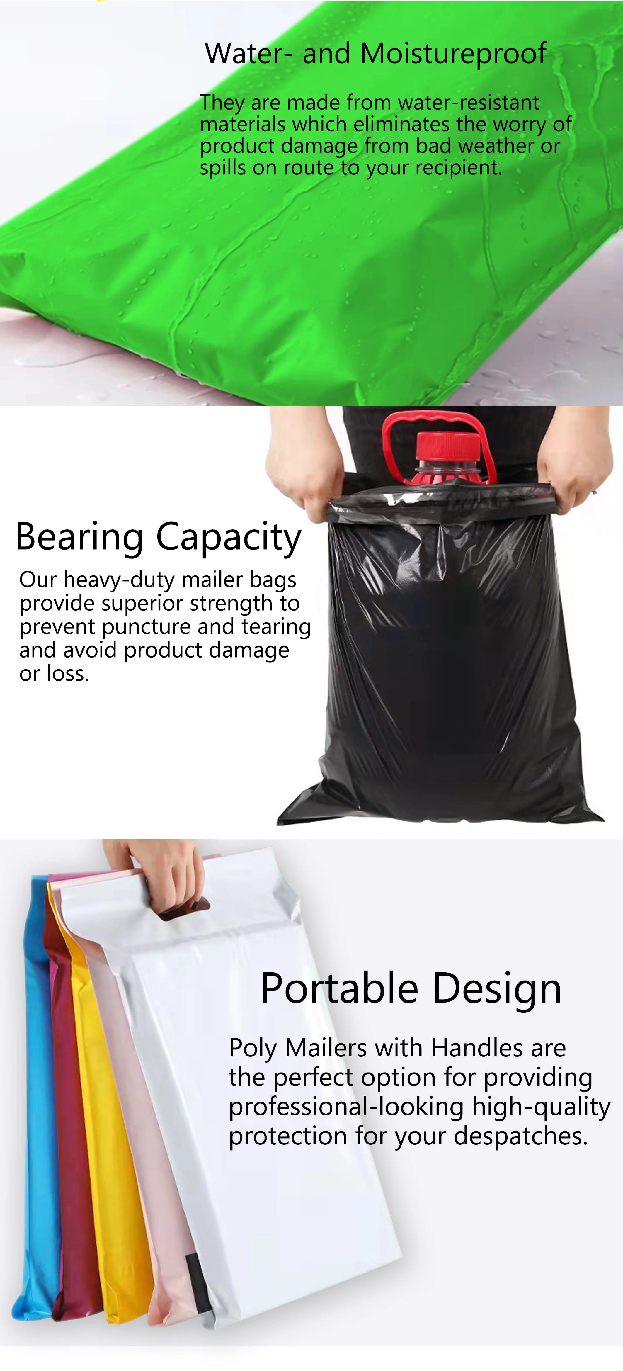 Custom Design Polymailer Poly Mailer Mailing Shipping Bag Courier ...
