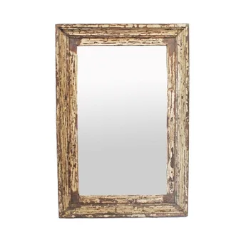 We sell product with good quality and price New Finished Wooden Framed Wall Mirror Wholesale